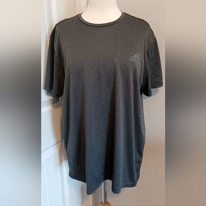 Mens Adidas Climalite Shirt Sz Xl Dark Gray #G4